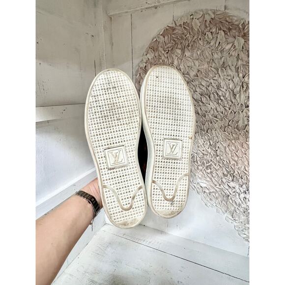 Louis Vuitton Frontrow Monogram Canvas Low Top Sneakers Brown Women's 38.5 / 8 - Picture 16 of 16